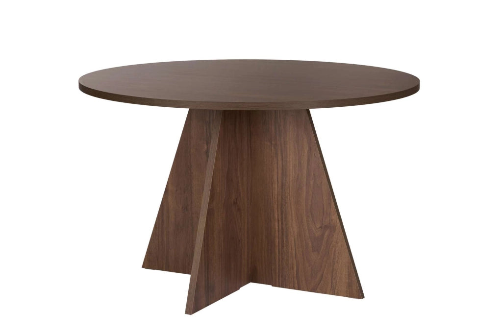 Tavolo da pranzo in legno "Virella" - 120 x 120 x 75 cm - Noce