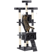 Albero tiragraffi per gatti ¨C Minimal ¨C Grigio 173 cm