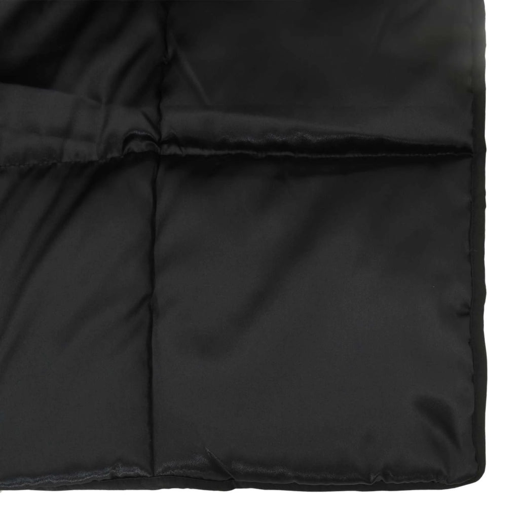 Piumone Completo Annuale Nero 155 x 220 cm Satin e Micropile 42025819
