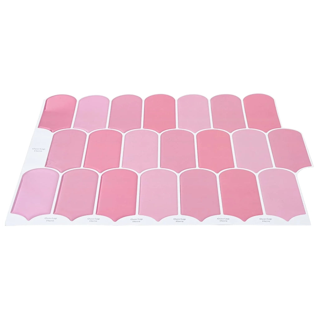 Piastrella Piuma 50 pcs Rosa 30 x 30 cm Poliuretano e PET 42046212