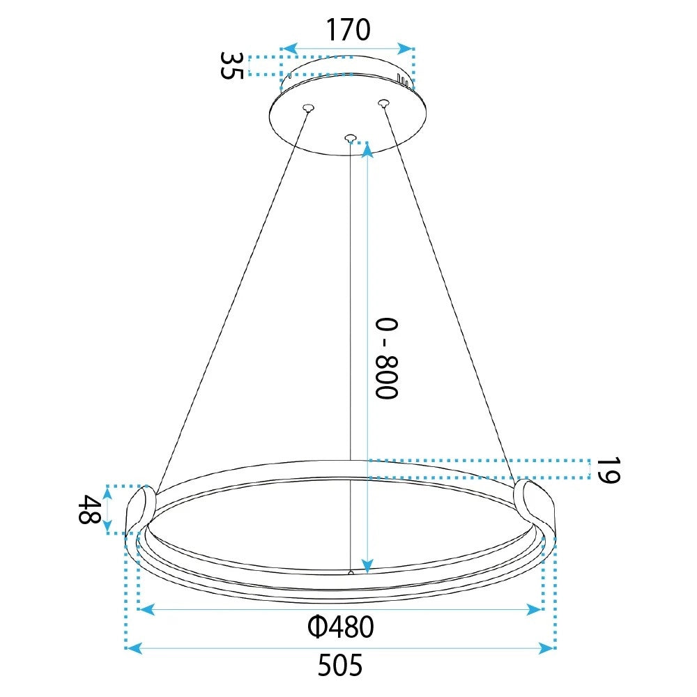Lampada Da Soffitto Led App1927-cp Black