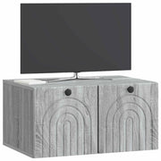 Mobile TV da Muro | Armadietto TV | Mobile Porta TV Grigio Sonoma 59,5 x 41 x 30 cm