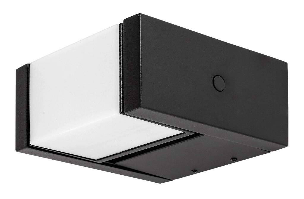 Applique esterna moderna nera 13cm orientabile LED10W IP54