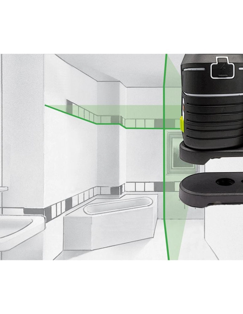 Laser a linee intersecanti verde LASERLINER 036.710A - PocketCross-Laser 2G