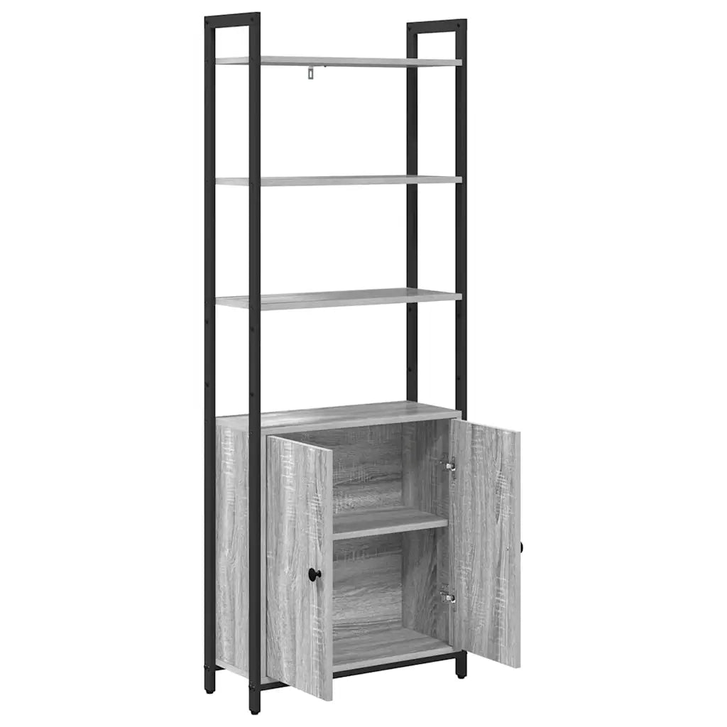 Armadio per Libri Grigio Sonoma 60 x 24 x 161 cm 883859