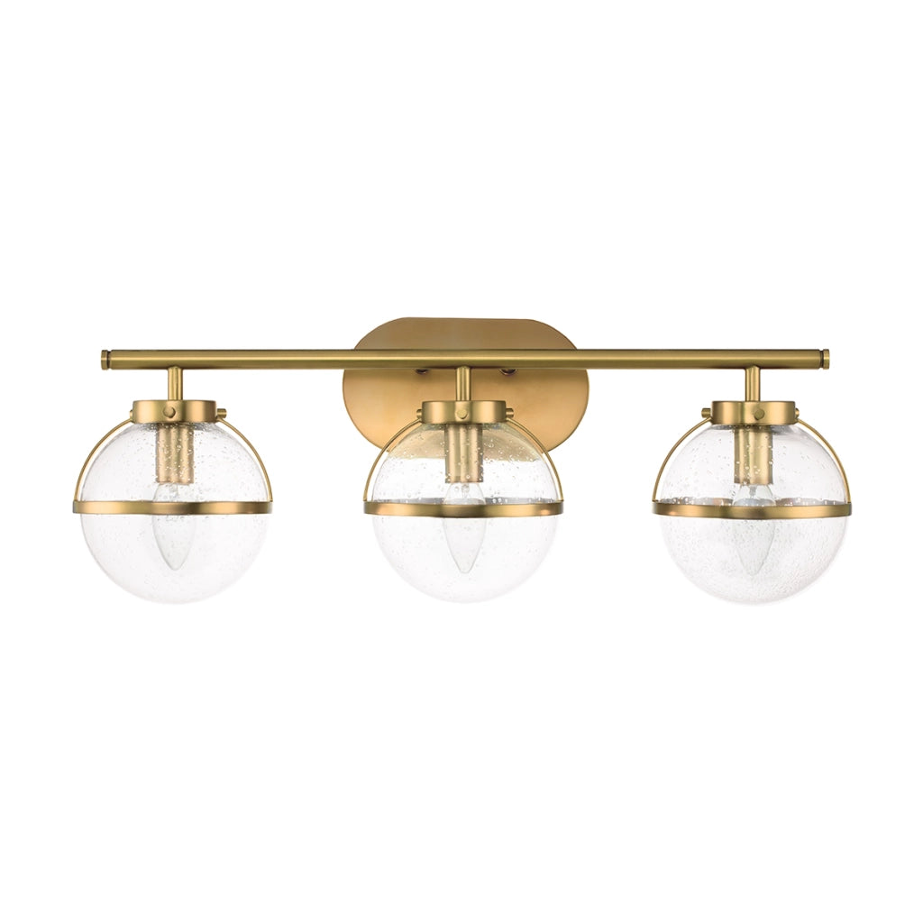 Applique bagno Hollis 3 luci E14 ottone IP44 Hinkley