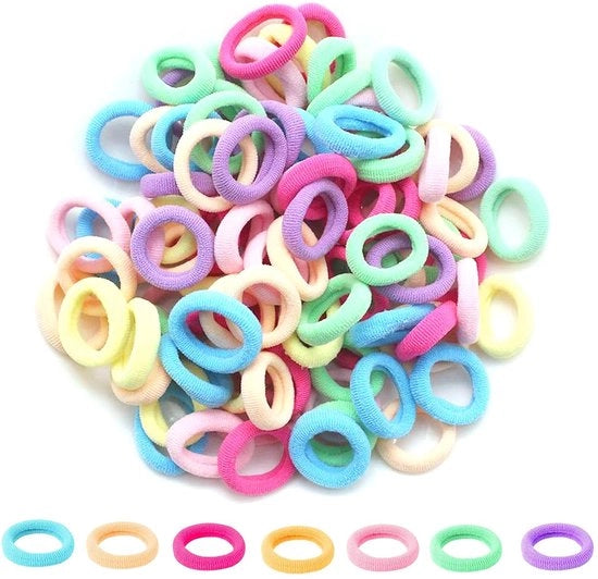 Bende per capelli - 100 pezzi - materiale morbido - buona elasticità