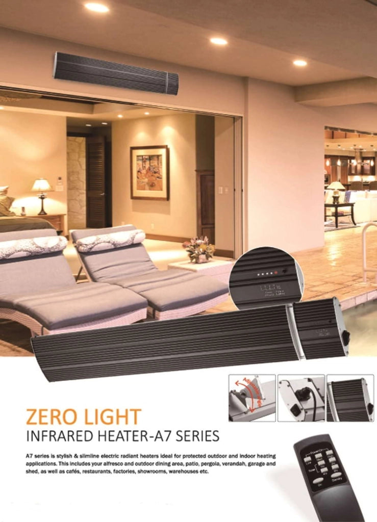 Sined Calore Nero 1500 Wifi Pannello Radiante Wifi Infrarossi In Ceramica Da 1500w Nero Nessuna Emissione Di Luce Elemento Riscaldante In Alluminio Estruso Rivestimento Ceramico Telecomando Ip65