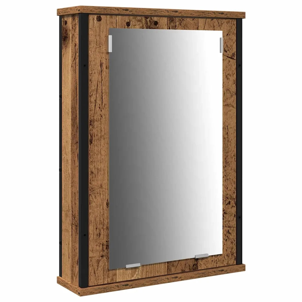 Set di mobili per il bagno con lo scaffale 3 pcs Legno vecchio 3332555