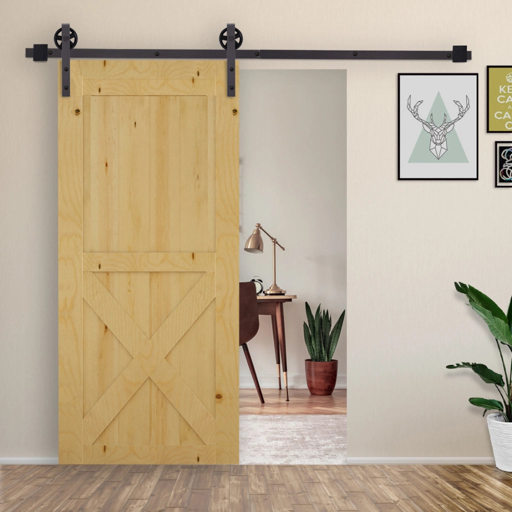 Guida per Porta Scorrevole ¨C Minimal ¨C Legno Acciaio 183 cm