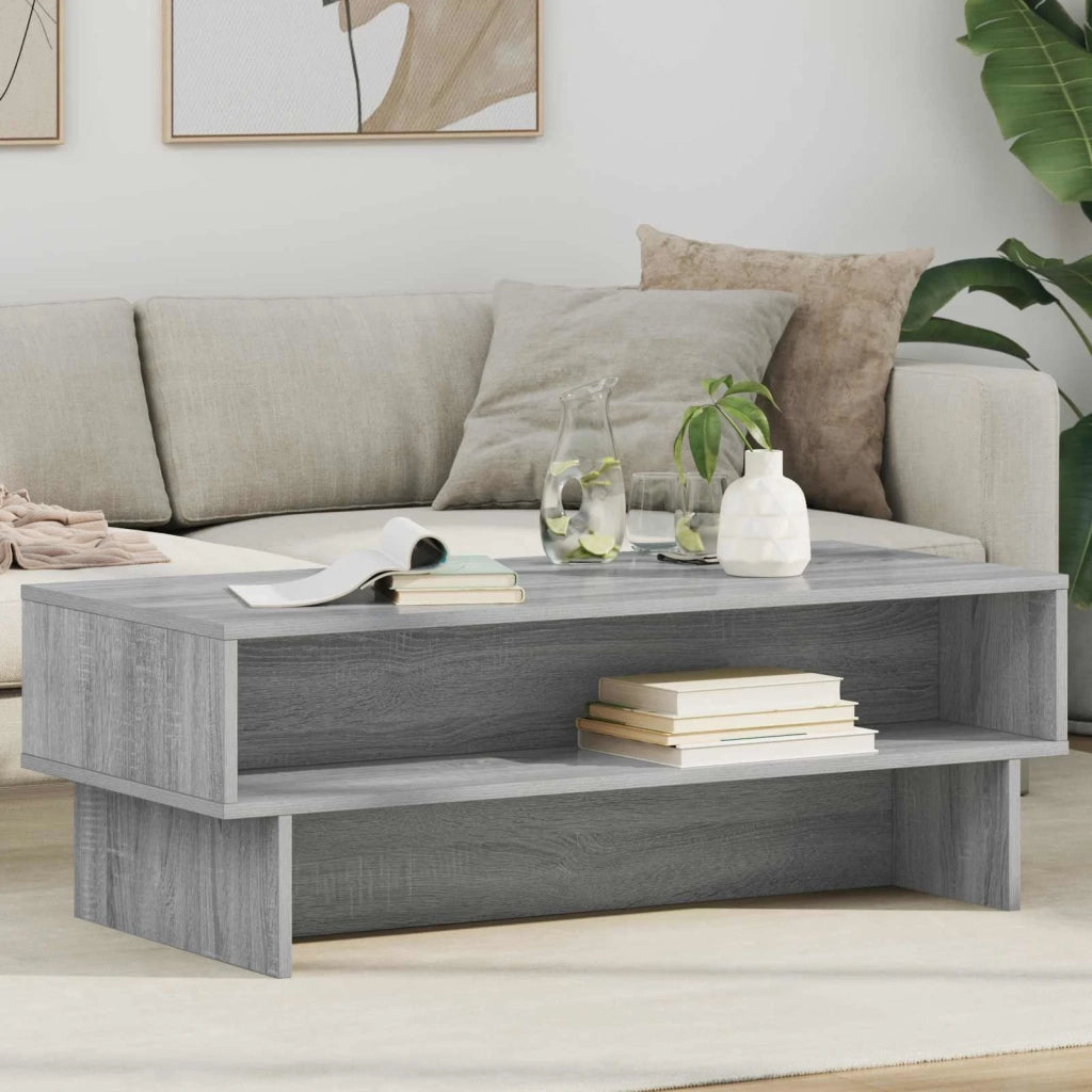 Tavolino da salotto | Tavolino da caff¨¨ | Tavolino da Soggiorno Grigio Sonoma 100 x 46 x 35 cm