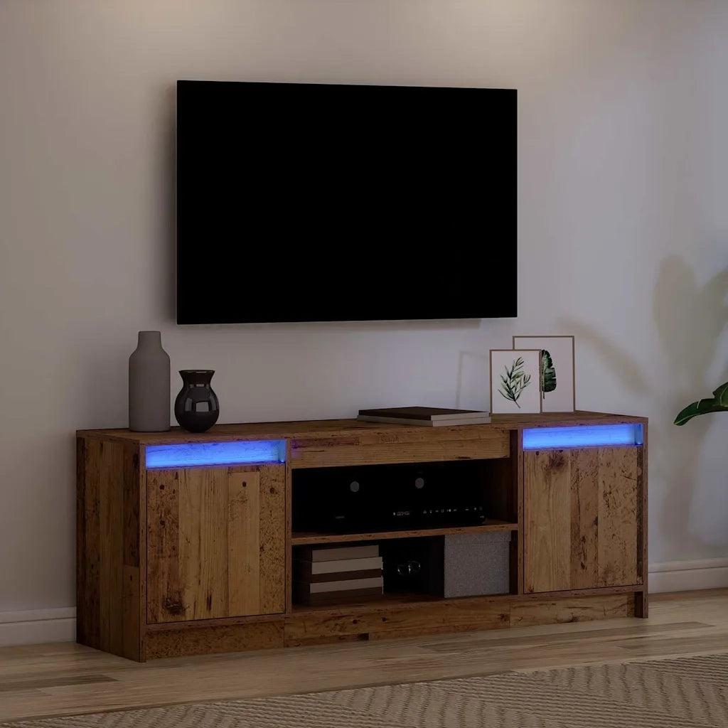 Mobile TV-Credenza per TV Marrone 139,5 x 34 x 50 cm Legno multistrato 935394