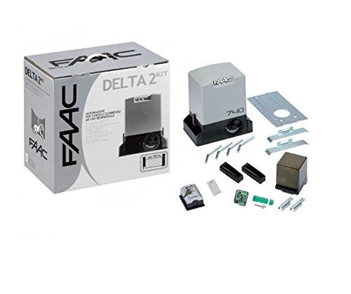 FAAC DELTA 2 KIT 230V AUTOMAZIONE CANCELLI SCORREVOLI 500 KG - FAAK AUTOMAZIONE CANCELLI 1056303