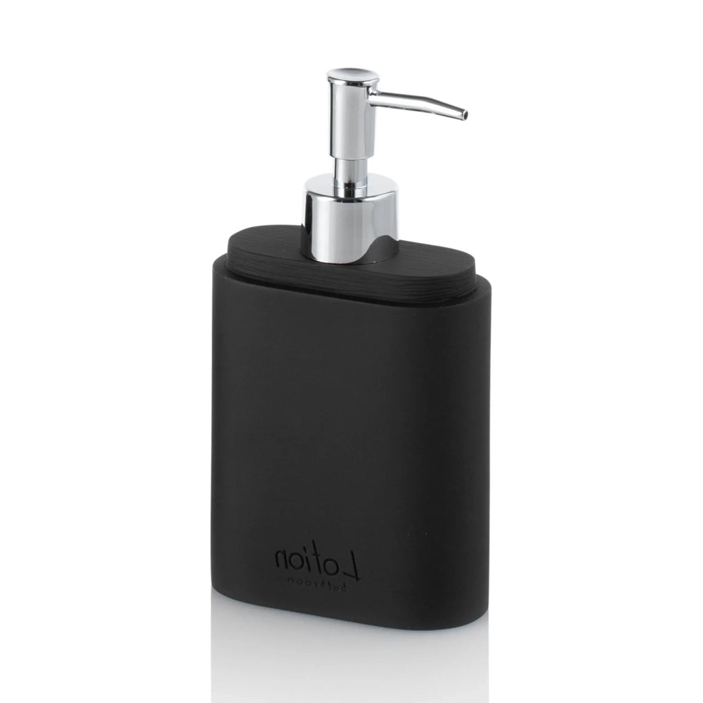 Set bagno 4 pezzi ZIMA nero