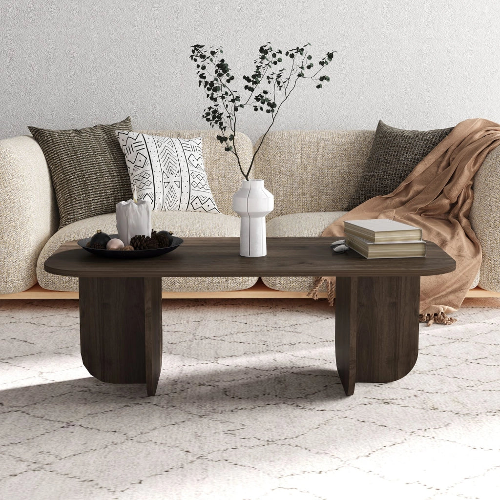 Tavolino in legno "Becaj" - 120 x 60 x 41 cm - Noce