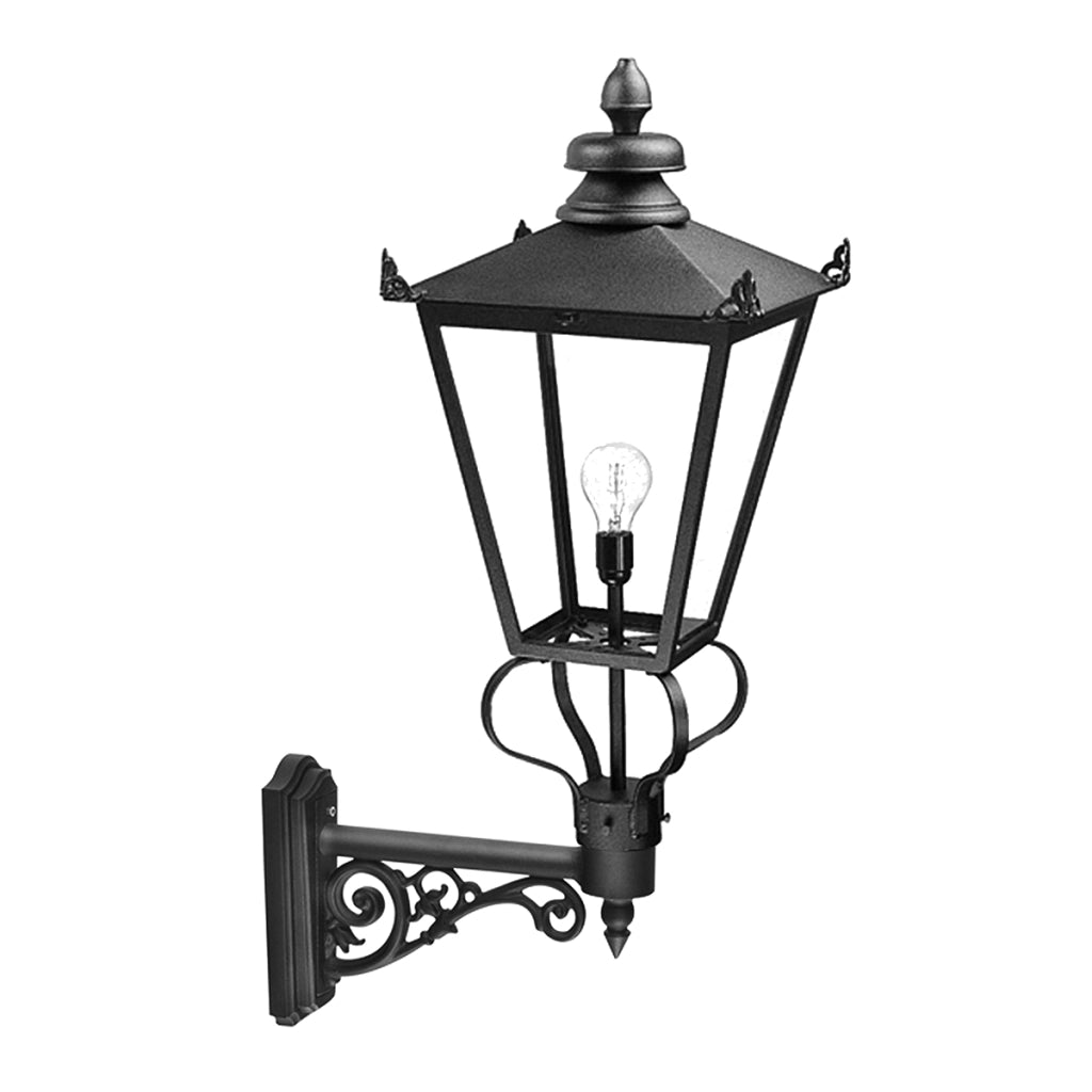 Applique da esterno a parete nera E27 60W Wilmslow Elstead