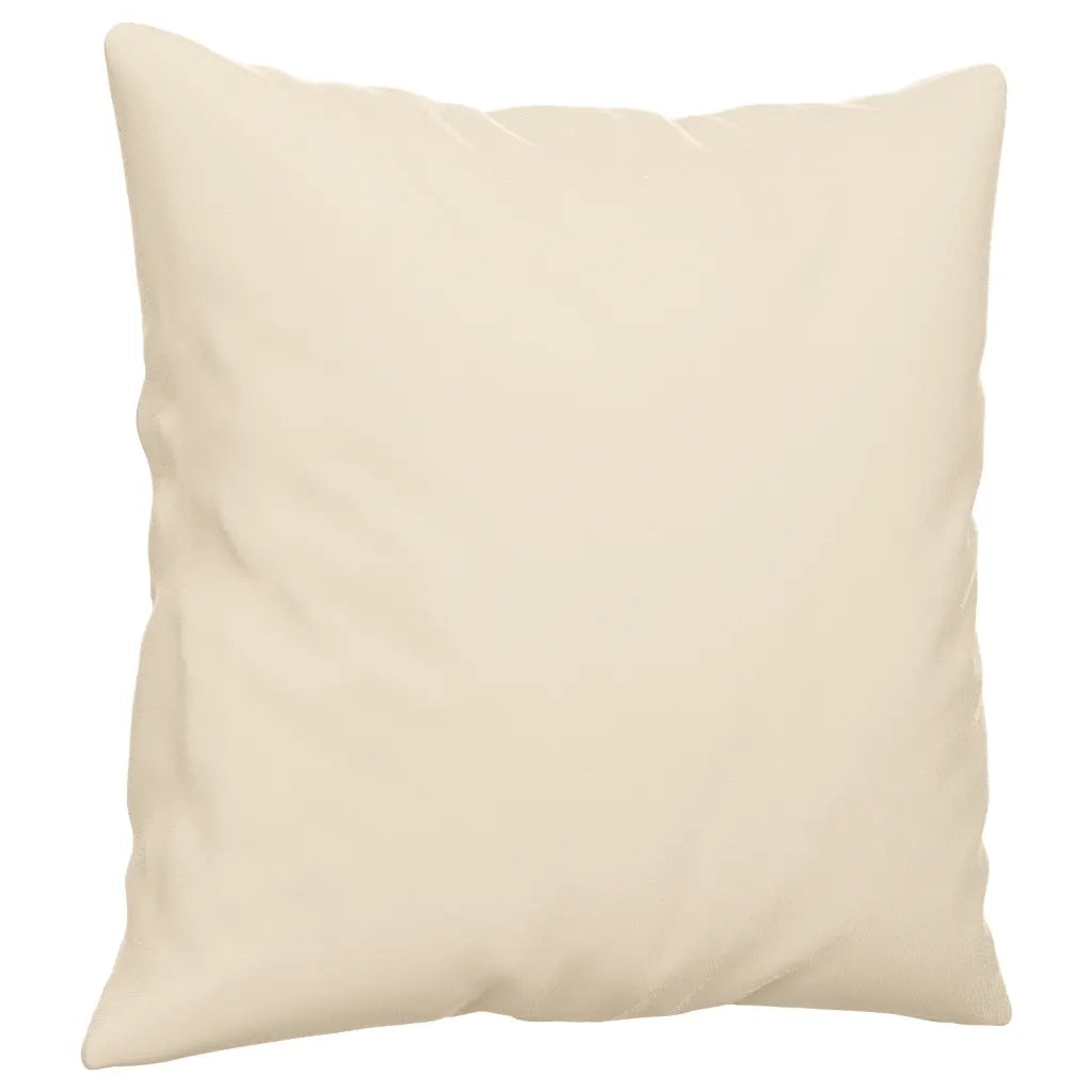 Set Divani 2 pz con Cuscini Beige in Tessuto Microfibra 3202331