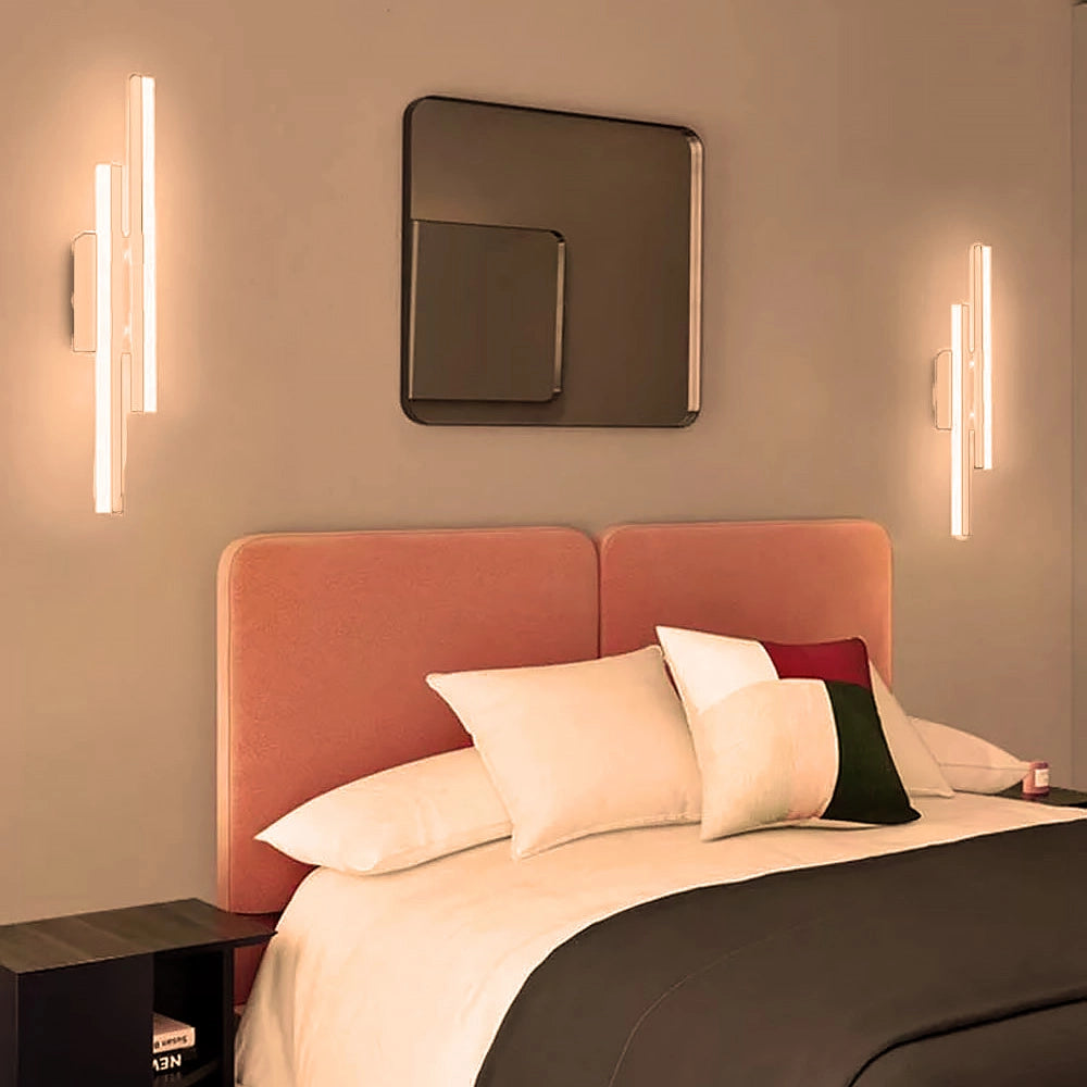 Applique Lampada da parete per muro a LED 10W moderna doppia Luce per interno