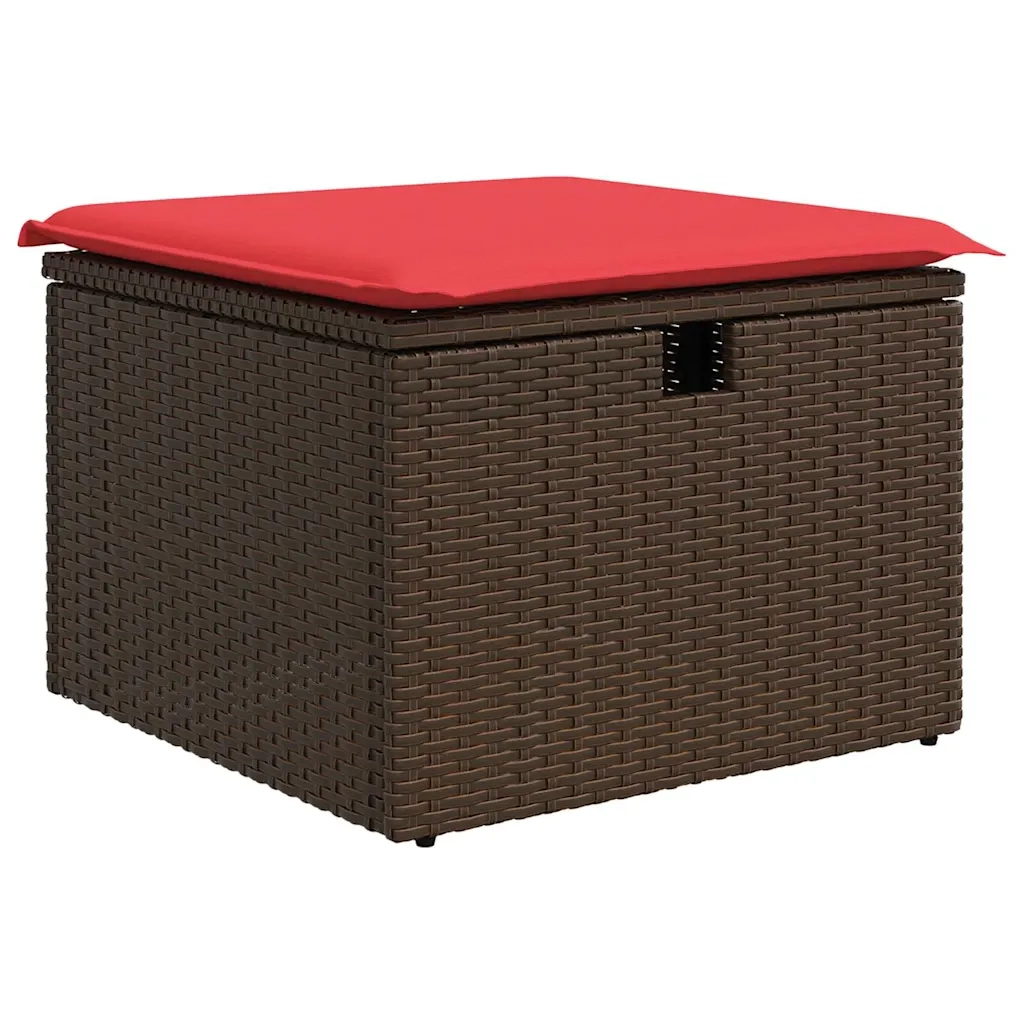 Set Divano da Giardino 9 pz polyrattan 3359343