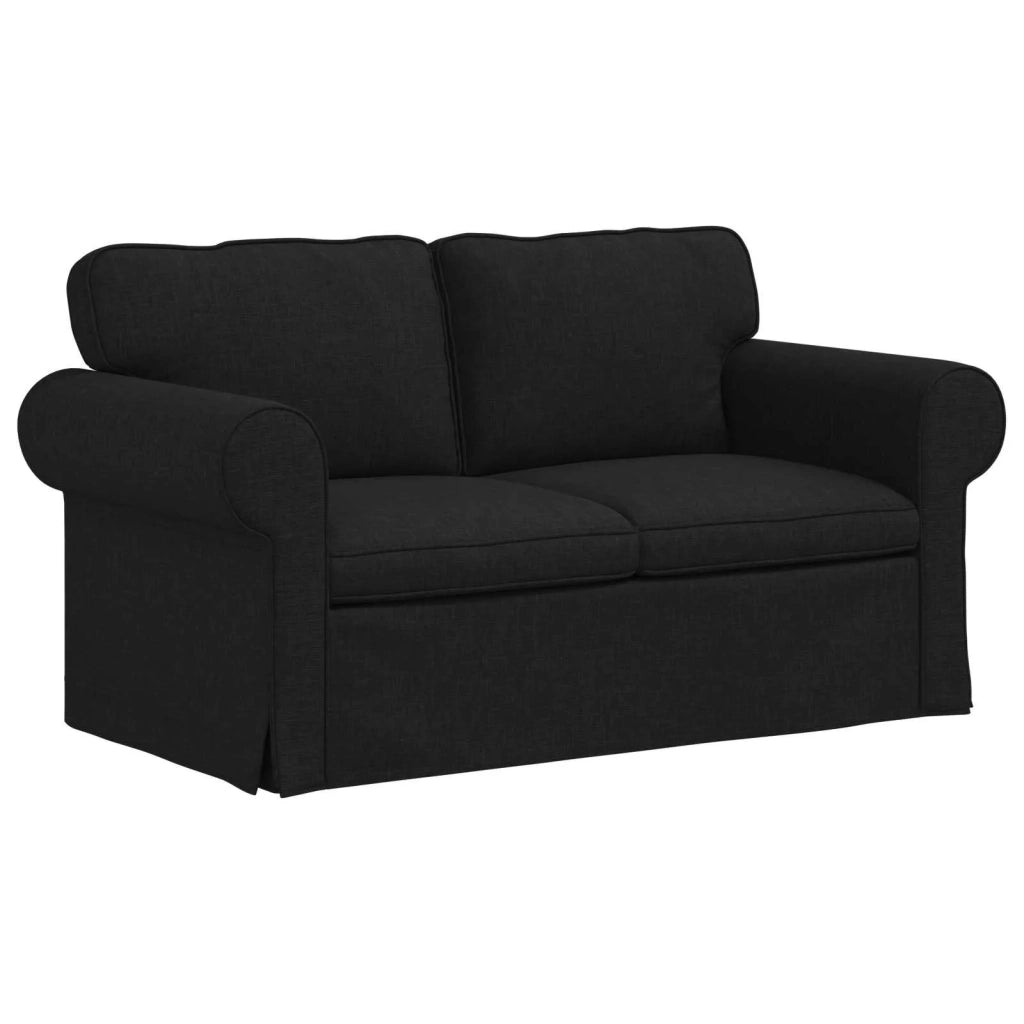 Divano Nero 155 x 82 x 80 cm Tessuto 42024301