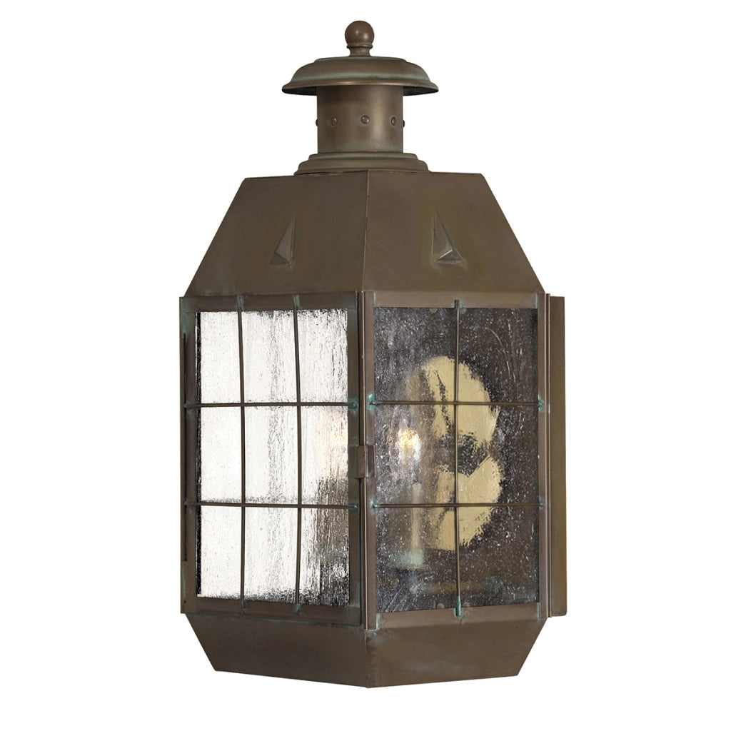 Applique esterna ottone anticato E14 2x60W Nantucket Quintiesse