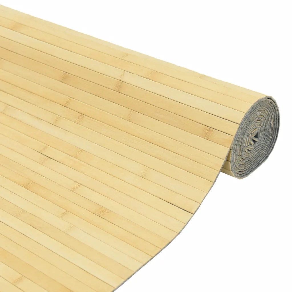 Divisorio Ambienti Naturale Chiaro Larghezza 600 cm Altezza 165 cm in Bambù 377007