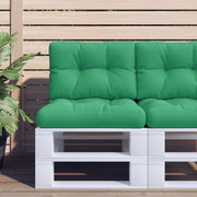 Cuscini per Pallet 2 pz Verdi in Tessuto 360672