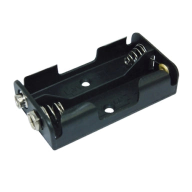 Portapile per 2 stilo (aa) con presa polarizzata
