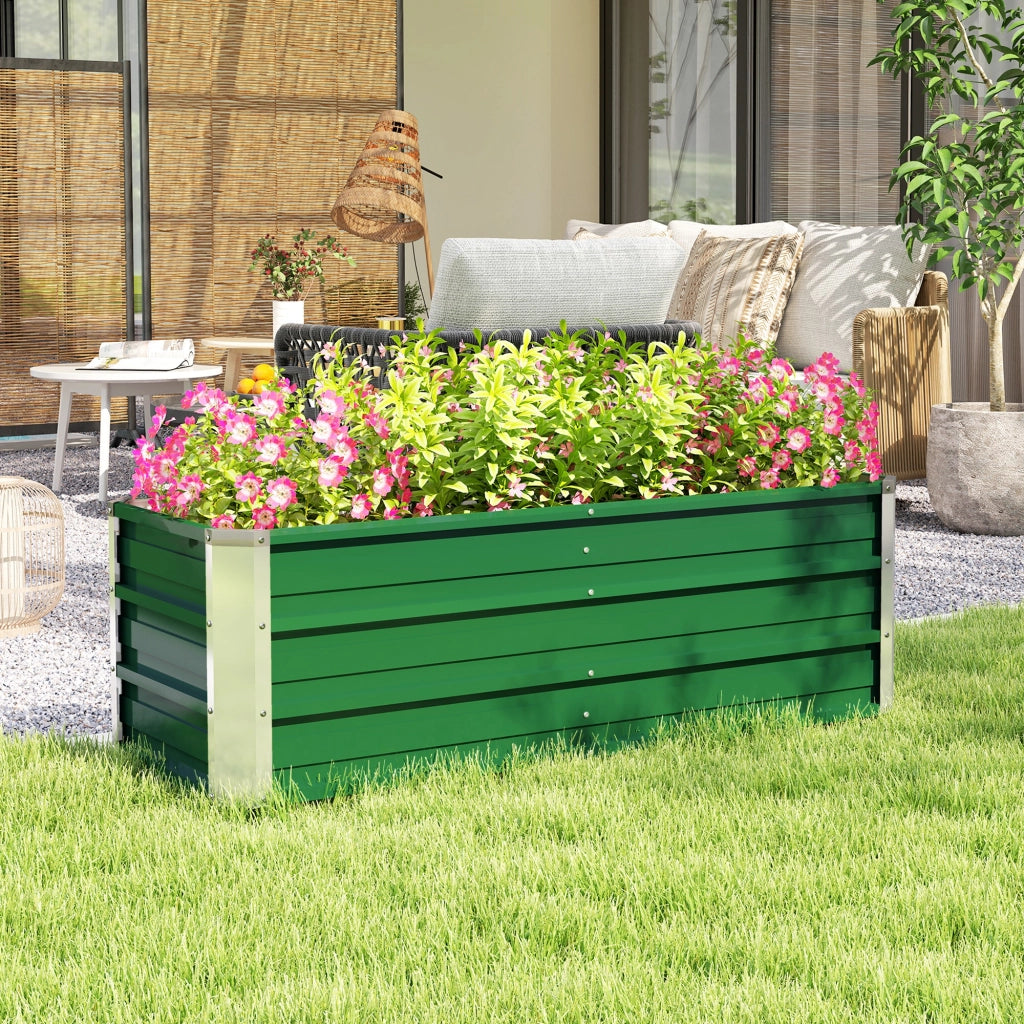 Fioriera Rettangolare per Balcone ¨C Minimal ¨C Verde 125x47x40 cm