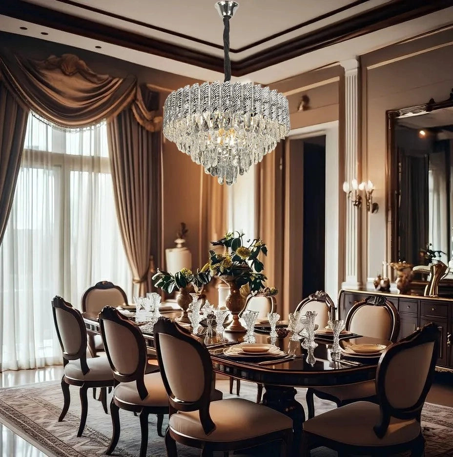 Lampada Cristal G055-cp 50cm Chrome
