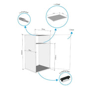 Askoll Opera Stand 80 Bianco - supporto per acquario