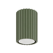 Lampada da soffitto KARBON 10 verde oliva
