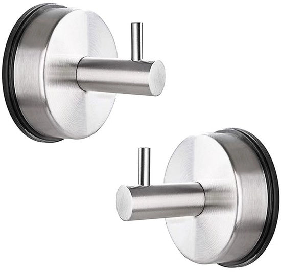 Accessori per bagno in acciaio inossidabile - 2 pezzi - impermeabili e resistenti alle graffette