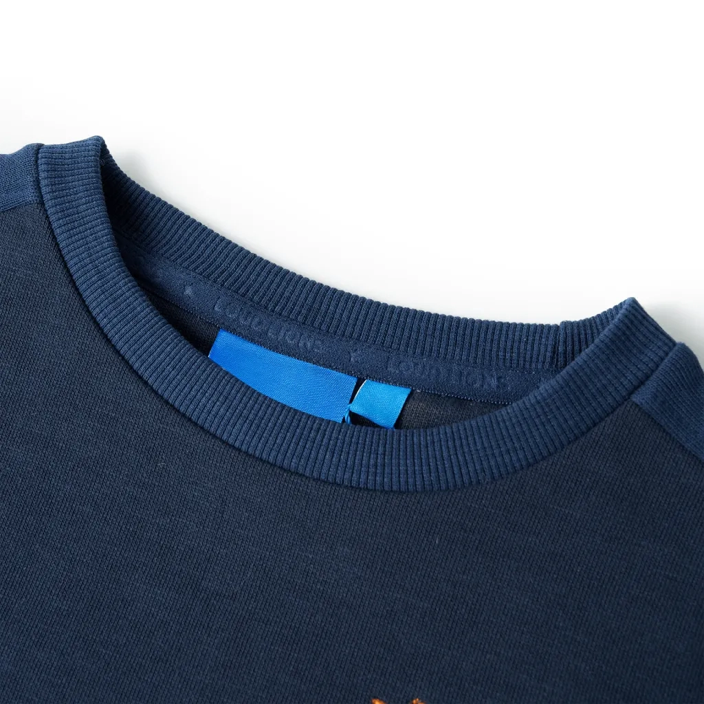 Felpa per Bambini Blu Marino M¨¦lange 104