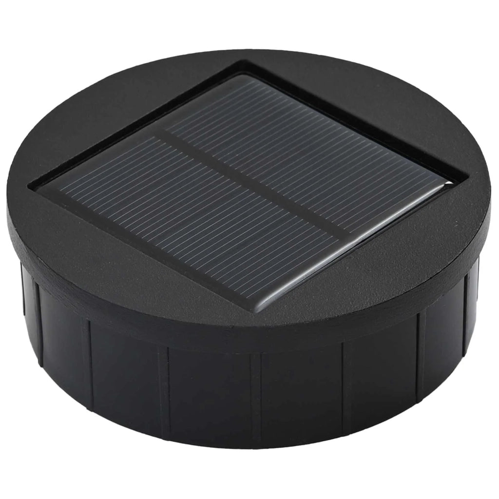 Faro LED solare per sentieri 2 pcs Nero 879730