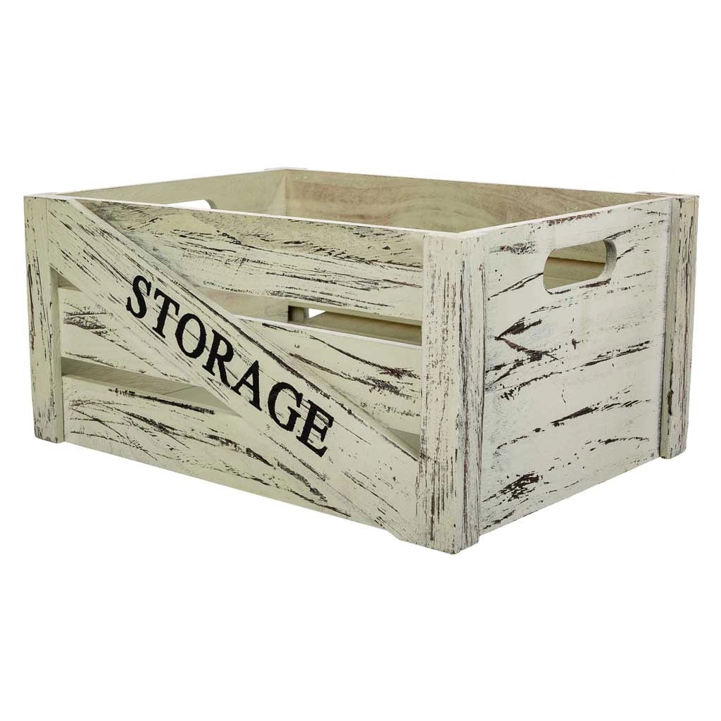 Set cassetti in legno 2 pezzi 36x28x15h cm