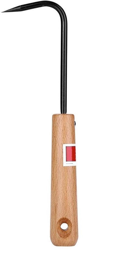 Tuo di Bonsai - Haak per Bonsai - Manico Ergonomico in Legno - Ferramenta per Giardini - Haak per Radici - 6x22cm - Utensile Fondamentale