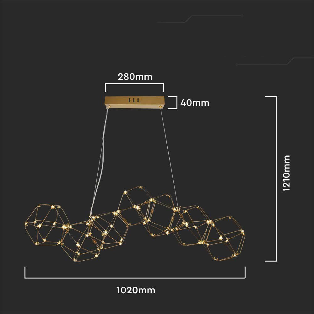 Lampada a sospensione LED ottone Ø102 V-TAC VT-7918