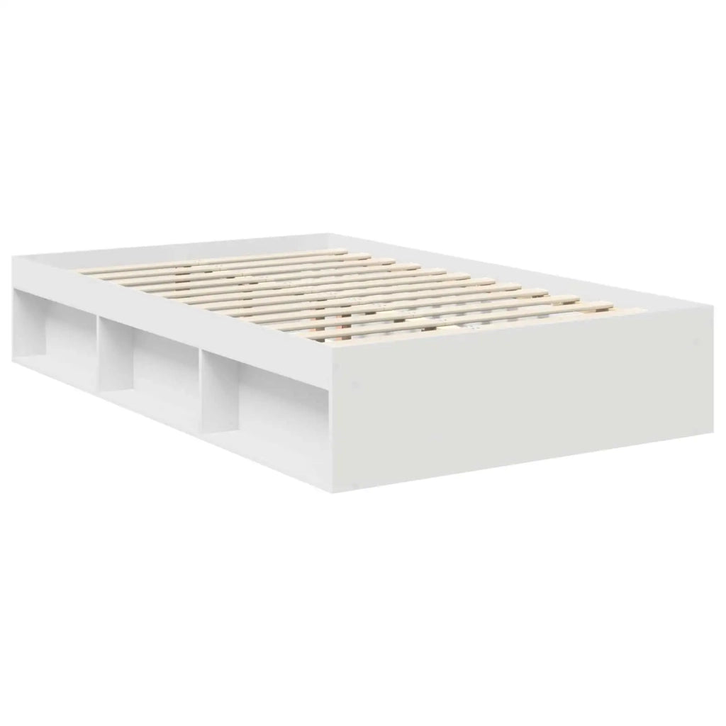 Struttura del letto-Giroletto-Rete del Letto Bianco 120 x 200 cm Pino massello 313463