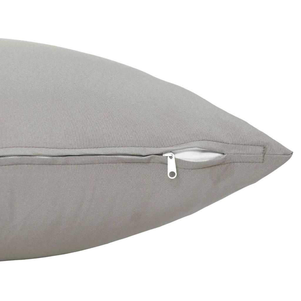 Federa 2 pcs HEERLEN Grigio 40 x 80 cm Poliestere 910027