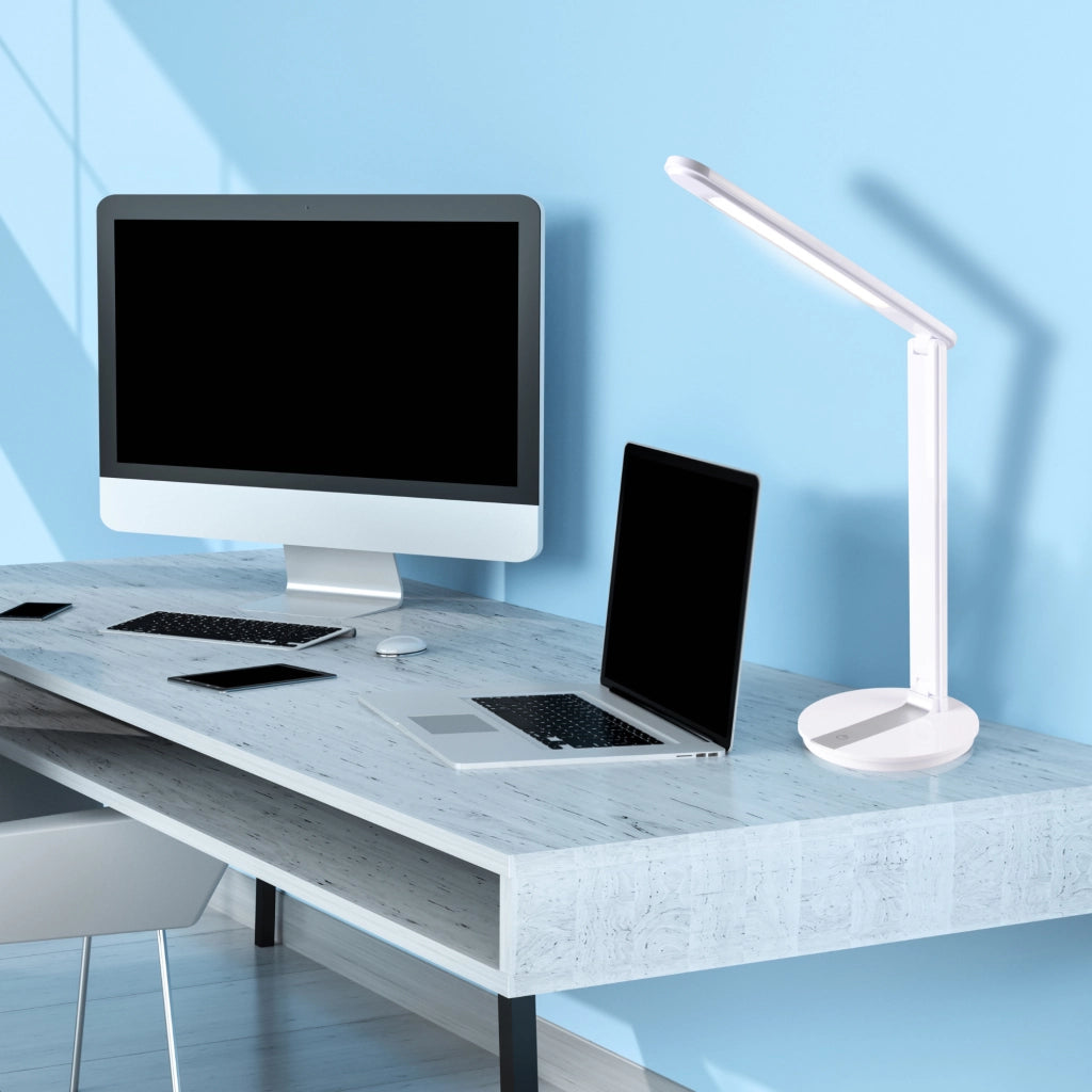Lampada da scrivania LED bianca Serra Polux 316646