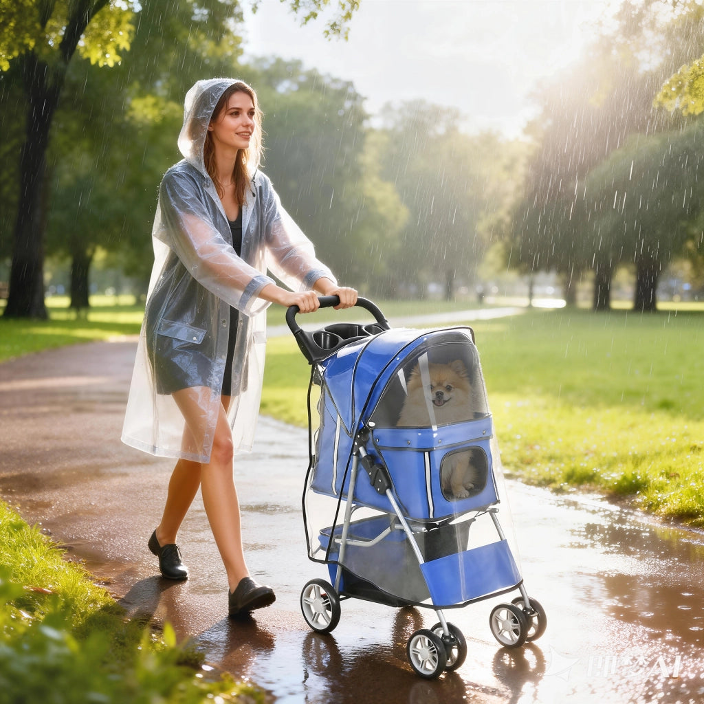 Cuscino per Cane Pieghevole ¨C Minimal ¨C Blu