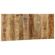 Testiera 120 cm in Legno Massello di Mango Grezzo 4017491