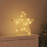 Stella 3D con 50 LED Bianco caldo 55 x 52.5 x 9 cm PET 42019103