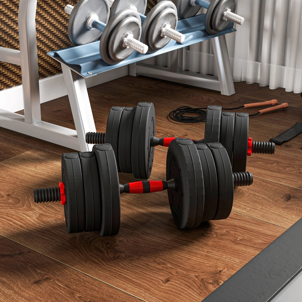 Set Hantel 2 in 1 20 kg ¨C Minimal ¨C Nero