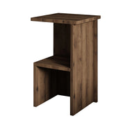 Comodino in legno "Roisin" - 30 x 30 x 50 cm - Marrone