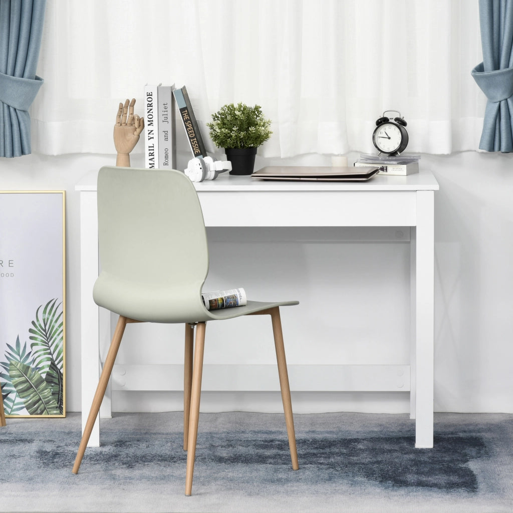 Scrivania per computer ¨C zephmum ¨C bianco 105x50x76 cm