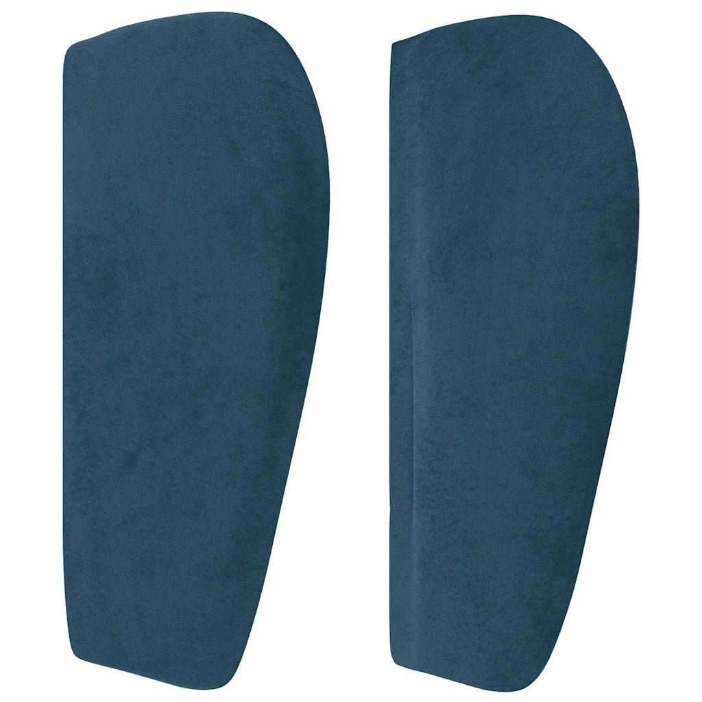 Testiera ad Orecchio Blu Scuro 103x23x78/88 cm in Velluto 3116910