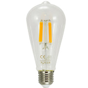 Lampadina LED Filamento ST64 E27 7,5W 1055lm 3000K