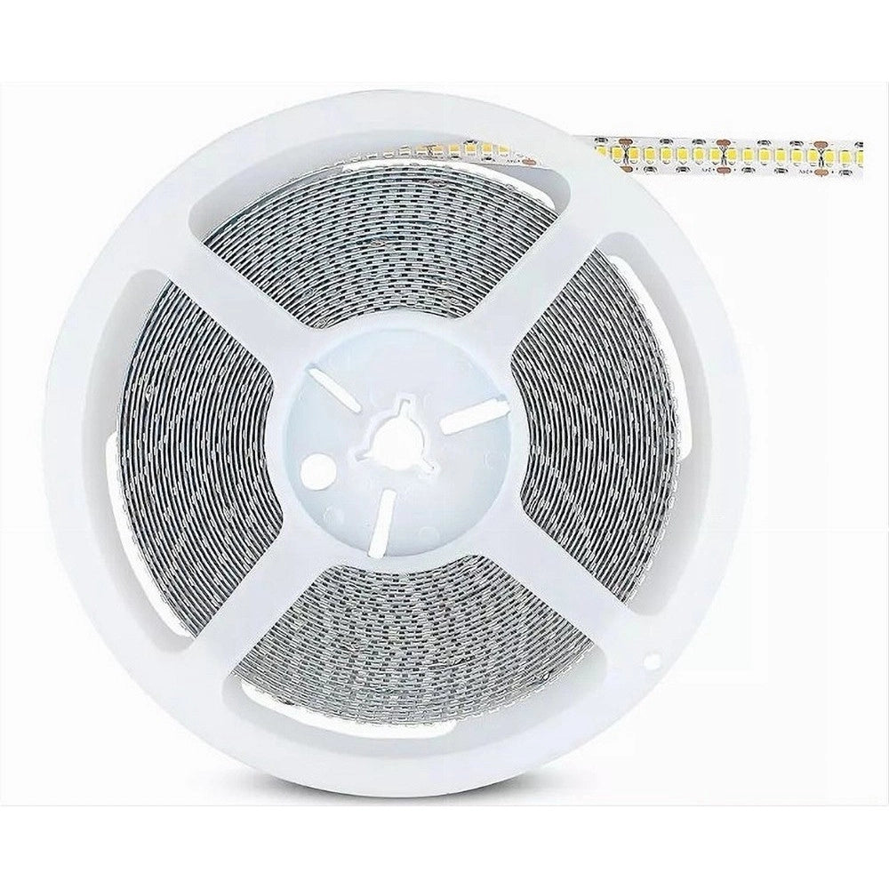 Trade Shop - Strip Striscia Led 5mt Dc 24v Smd 2835 Ip20 90w Luce 3000k 6500k 4000k Dc24v-240 -